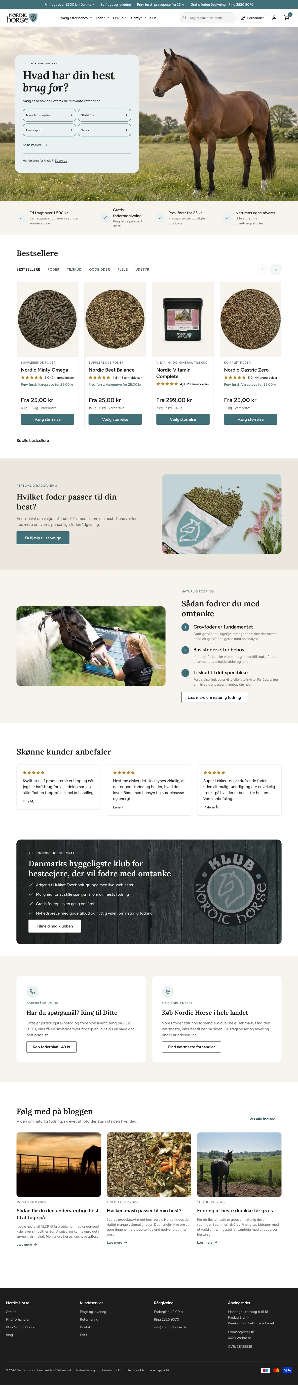 nordichorse.dk · Home