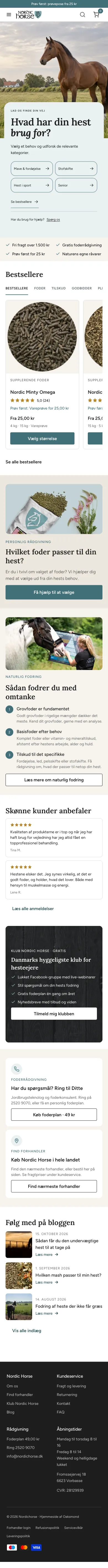 nordichorse.dk on mobile