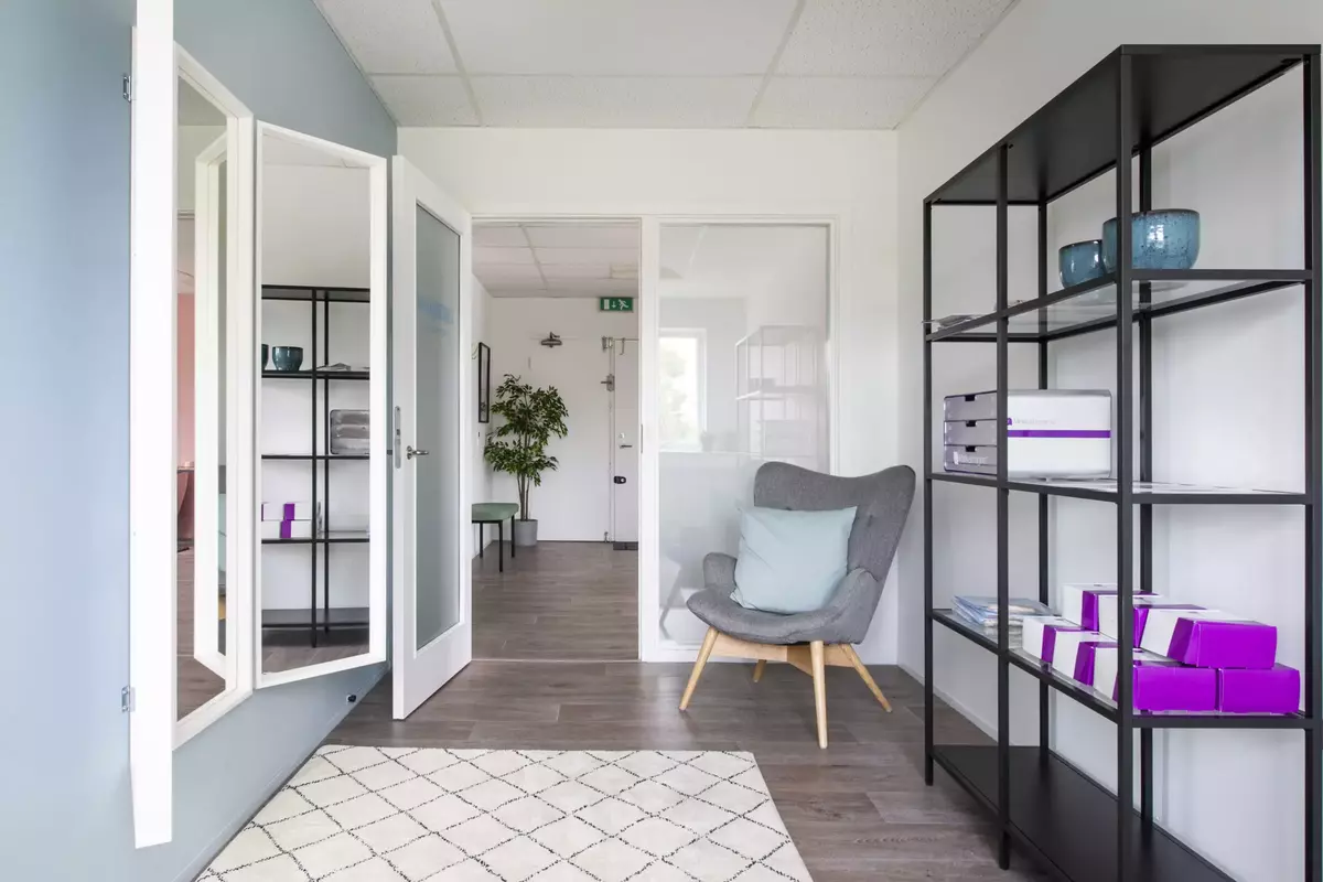 The bright rooms at Warberg Klinikken in Hvidovre