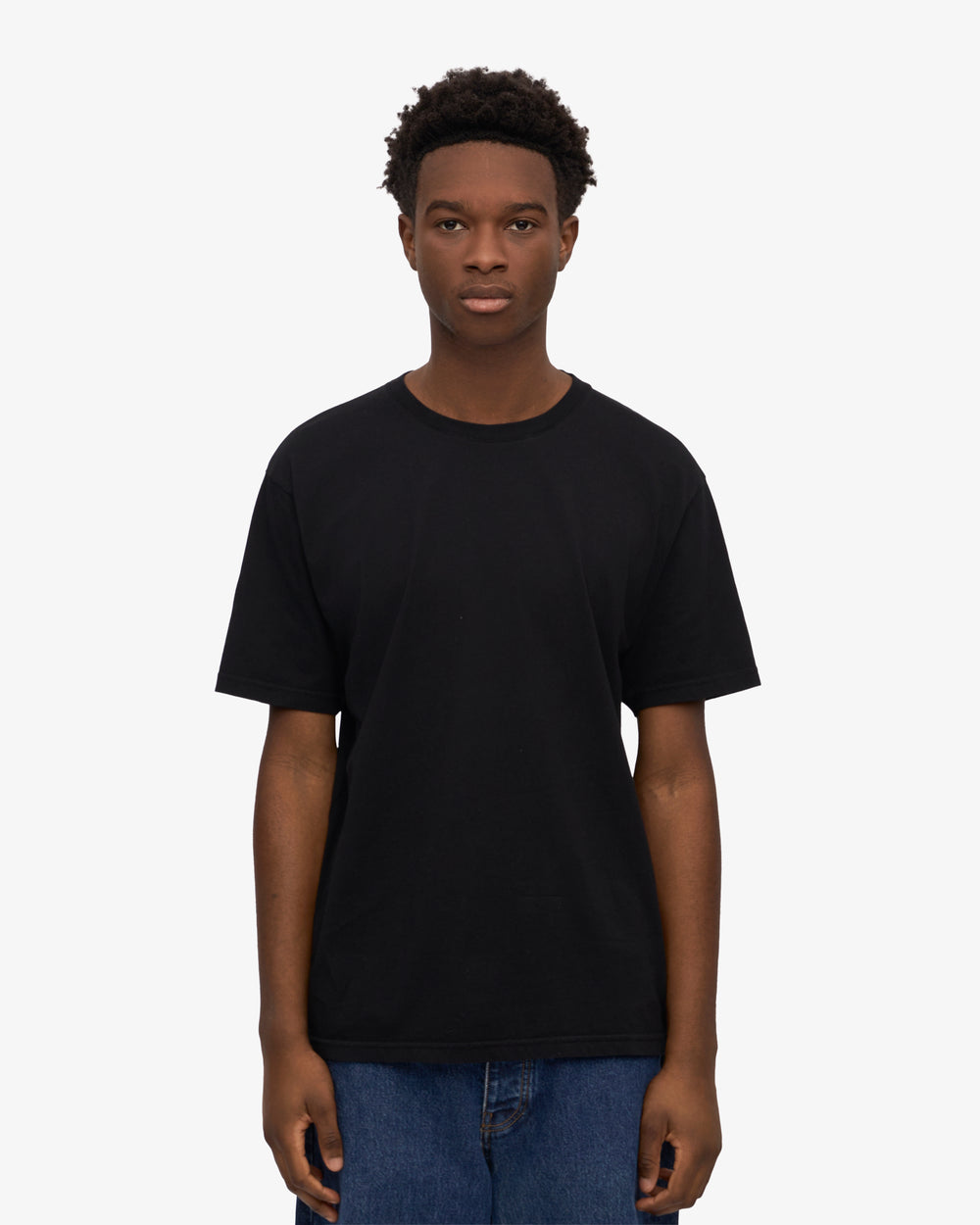 Classic Organic Tee — Deep Black